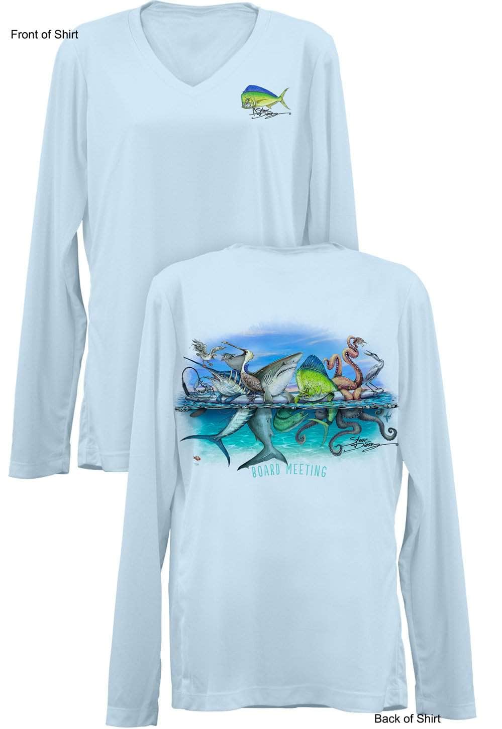 Board Meeting- Ladies Long Sleeve V-Neck-100% Polyester